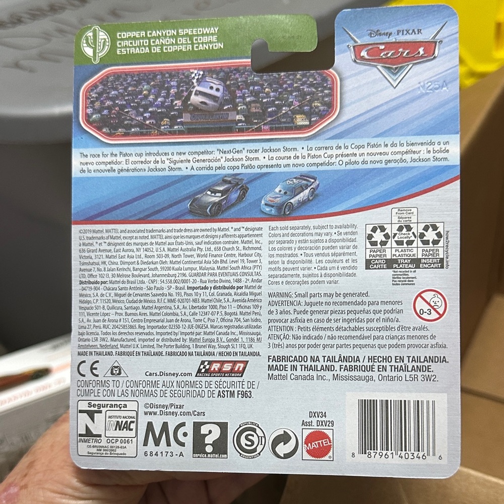 Mattel Cars Jackson Storm Black and Blue Toy Car - Picture 5 of 5